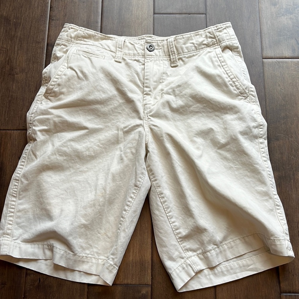 American Eagle outfitters- longboard shorts- size 30- off white colour